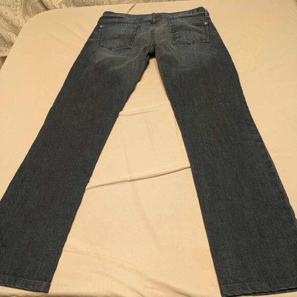 Free for All Mankind Jeans Womens 26 Dark Faded Wash 5 Pocket Pullon Denim - Picture 16 of 16